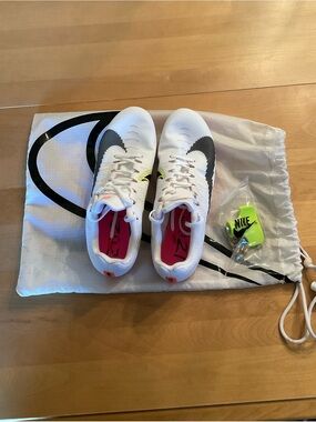 Nike White Track Sprint Spikes